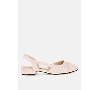 Karita Tweed Slingback Sandals Women