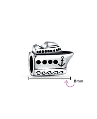 Bling Jewelry Ocean Liner Yacht Charm Bead Sterling Silver European Bracelet