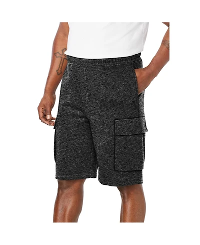 KingSize Big & Tall 10" Fleece Cargo Shorts
