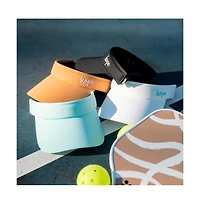 Women's Adjustable Band Sport Visor - Black