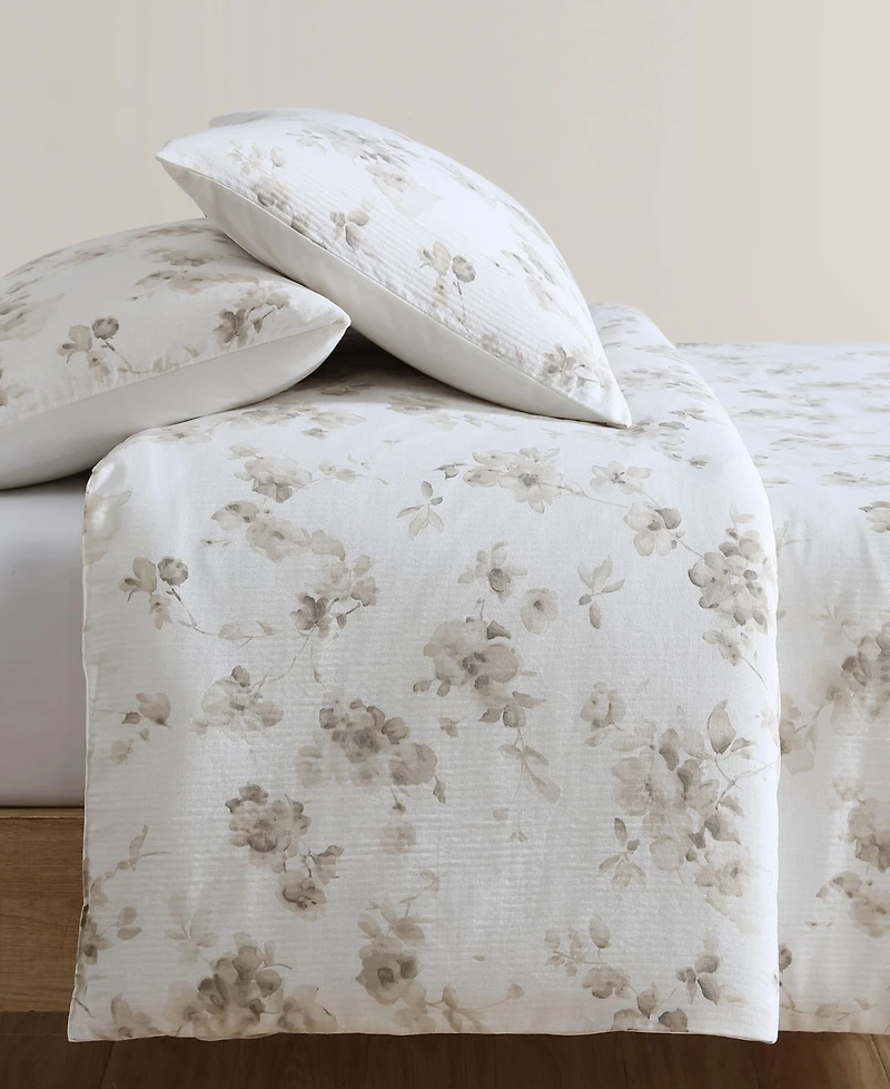 Closeout! Calvin Klein Eternity Floral Cotton Gauze 3-Pc. Comforter Set, Queen