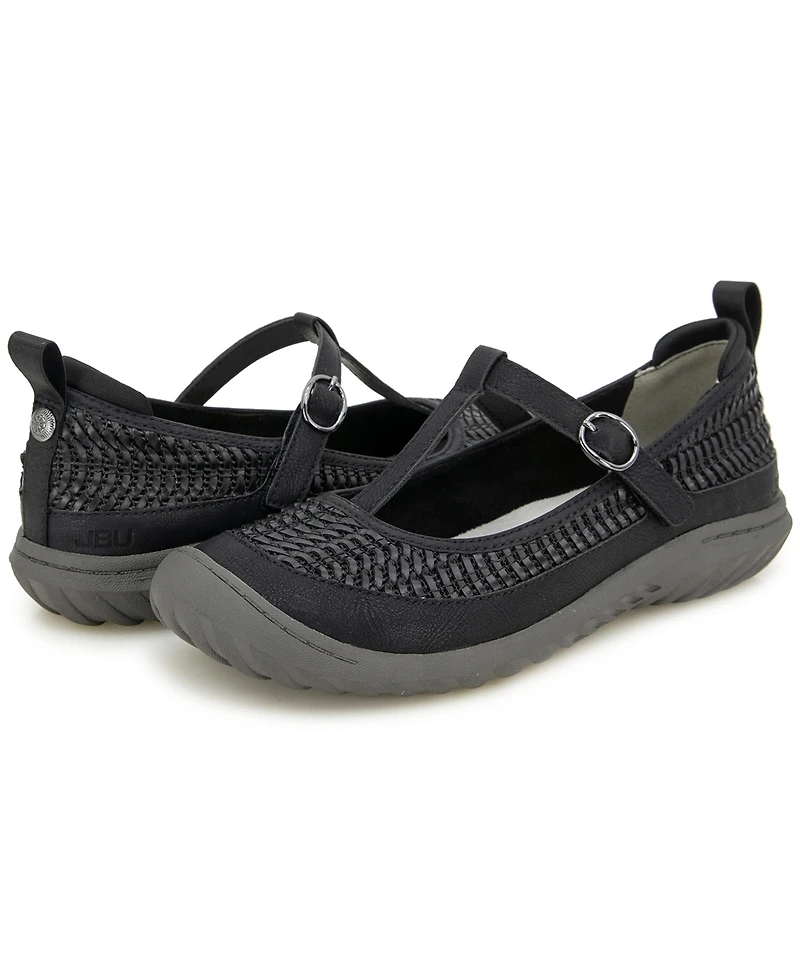 Jbu Women's Summer Mary Jane Flat Shoe