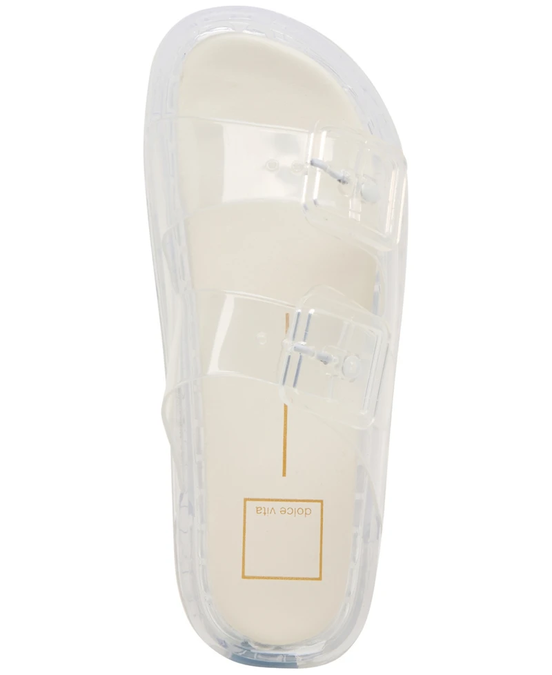 Dolce Vita Women's Julio Jelly Double-Band Footbed Sandals