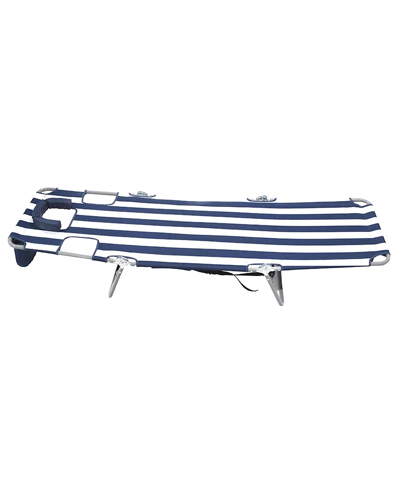 Ostrich Backpack Chaise Lounge, Facedown Beach Camping Chair with Storage Bag