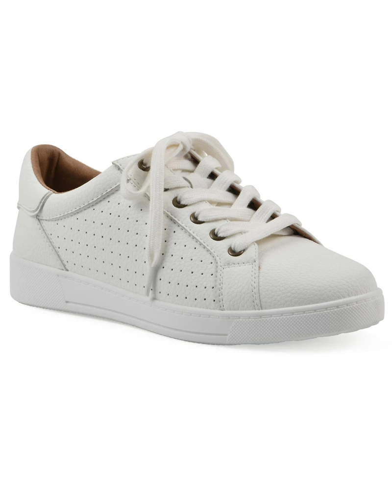 White Mountain Women's Uniform Lace-Up Sneakers