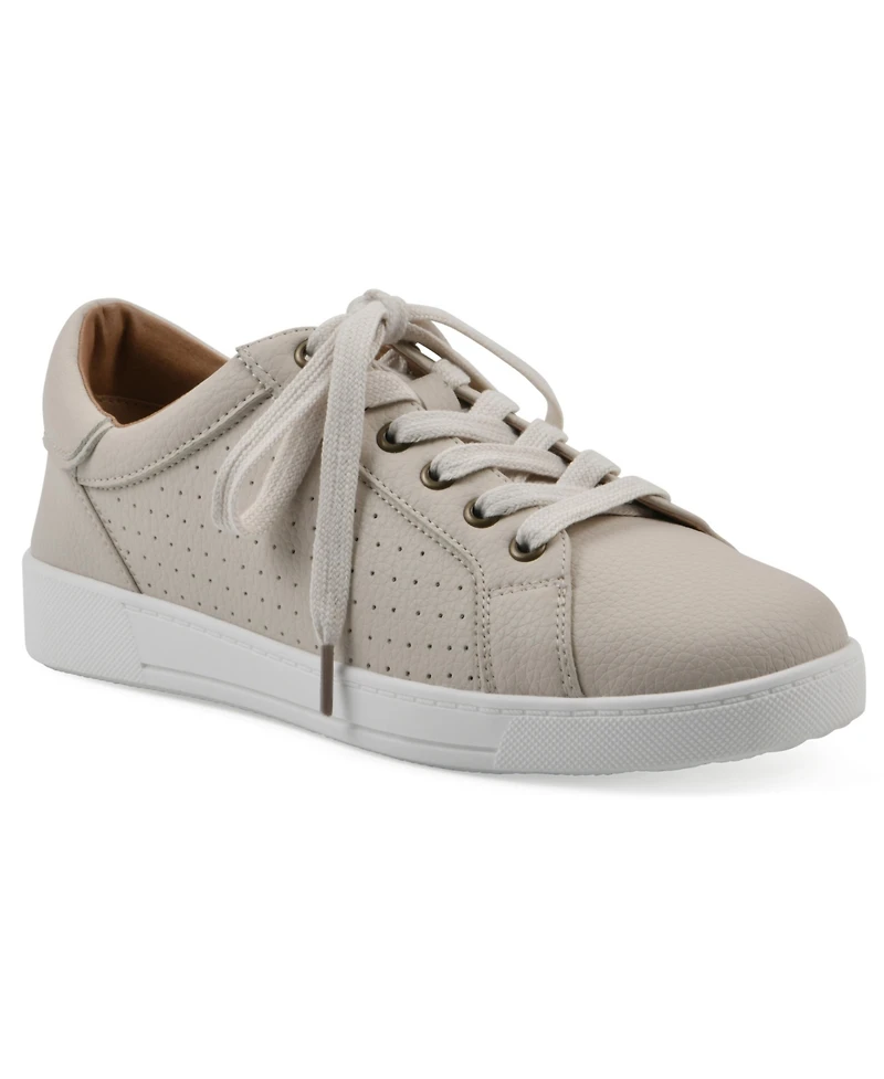White Mountain Women's Uniform Lace-Up Sneakers