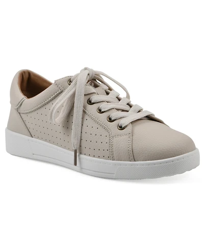 White Mountain Women's Uniform Lace-Up Sneakers