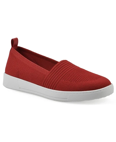 White Mountain Women's Upright Slip-On Sneakers