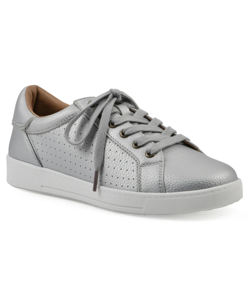 White Mountain Women's Uniform Lace-Up Sneakers