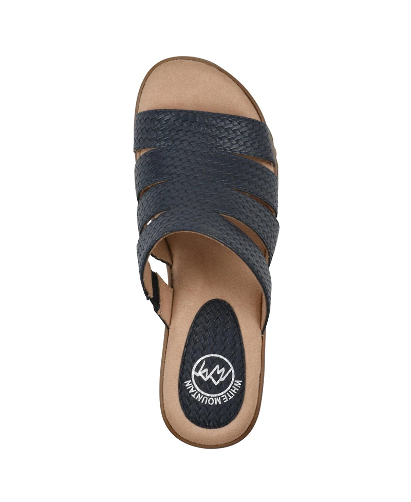 White Mountain Women's Valora Slip-On Clog Sandals