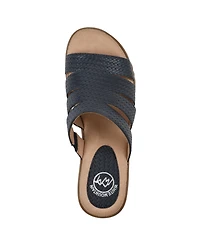White Mountain Women's Valora Slip-On Clog Sandals
