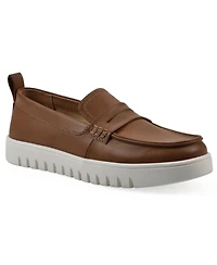 White Mountain Women's Nonna Round Toe Penny Loafers