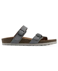 White Mountain Women's Grams Round Toe Flat Sandals