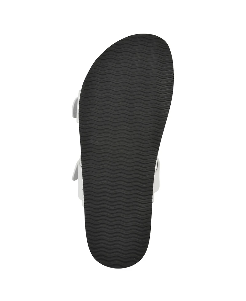 White Mountain Women's Hardball Round Toe Flat Sandals