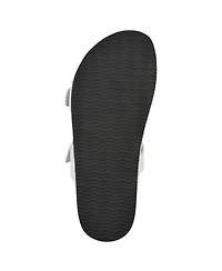 White Mountain Women's Hardball Round Toe Flat Sandals
