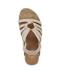 White Mountain Women's Ataps Round Toe Wedge Sandals