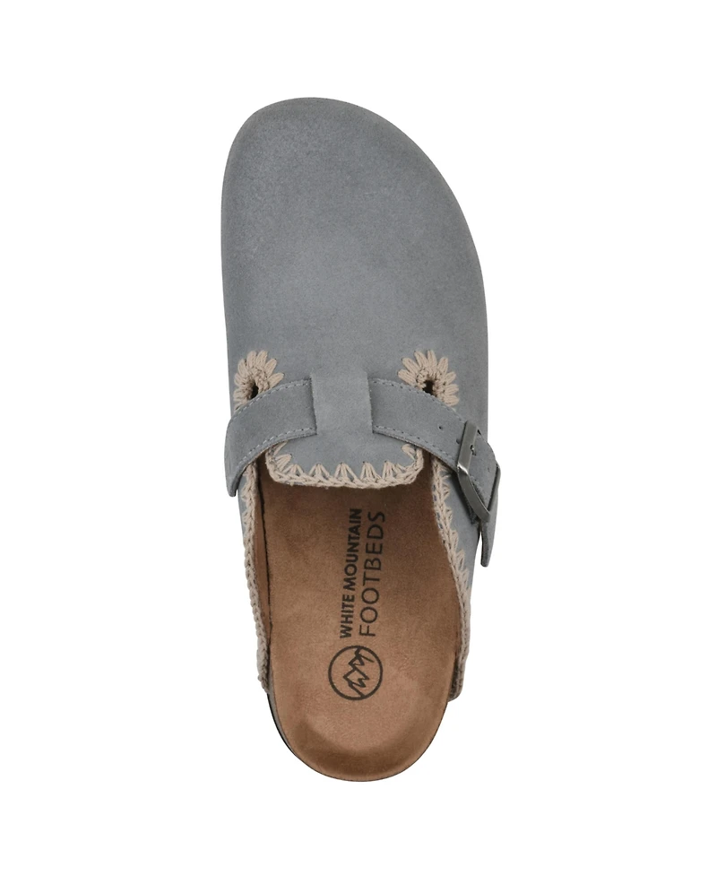White Mountain Women's Bendees Round Toe Mules
