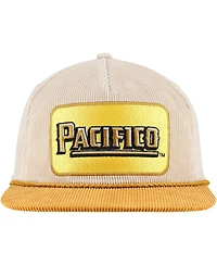 Lids Men's Cream/Tan Pacifico Corduroy Rope Golf Snapback Hat