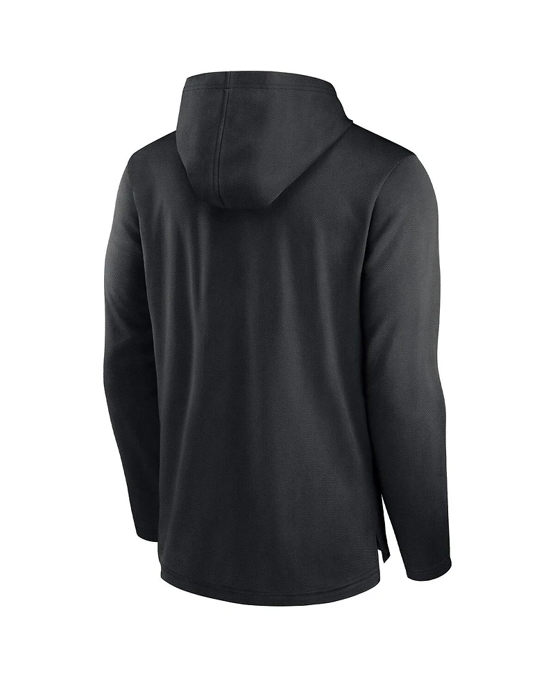 Nike Men's Black Atlanta Falcons Lightweight Performance Hooded Long Sleeve T-Shirt