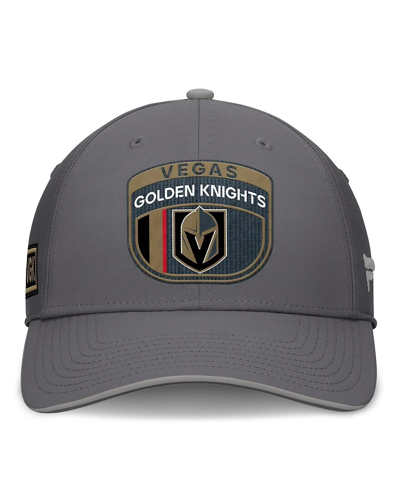 Fanatics Men's Gray Vegas Golden Knights Home Ice Flex Hat