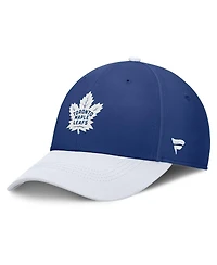 Fanatics Men's Blue/White Toronto Maple Leaf's Authentic Pro Rink Flex Hat