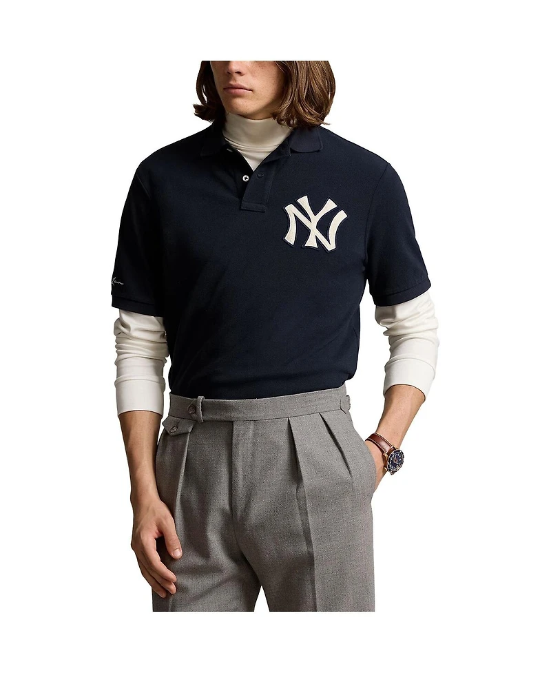 Polo Ralph Lauren Men's Navy New York Yankees Polo