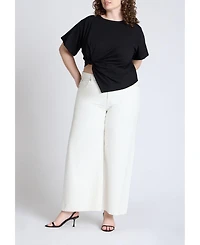 Eloquii Women's Twist-Tie Tee