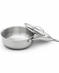 Heritage Steel Titanium Series Fully Cladded 3-Quart Saucier with Lid