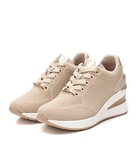 Women's Wedge Lace-Up Sneakers By Xti