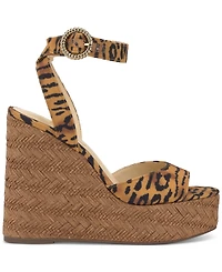 Jessica Simpson Women's Kamindi Ankle-Strap Platform Wedge Sandals
