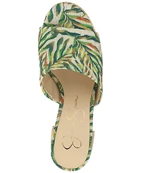 Jessica Simpson Women's Kameena Block-Heel Slip-On Sandals