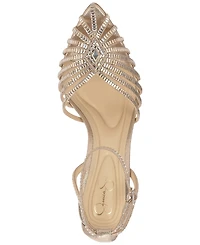 Jessica Simpson Women's Paveri Huarache Rhinestone Stiletto Pumps