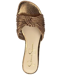 Jessica Simpson Women's Dydra Knotted Strappy Flat Sandals