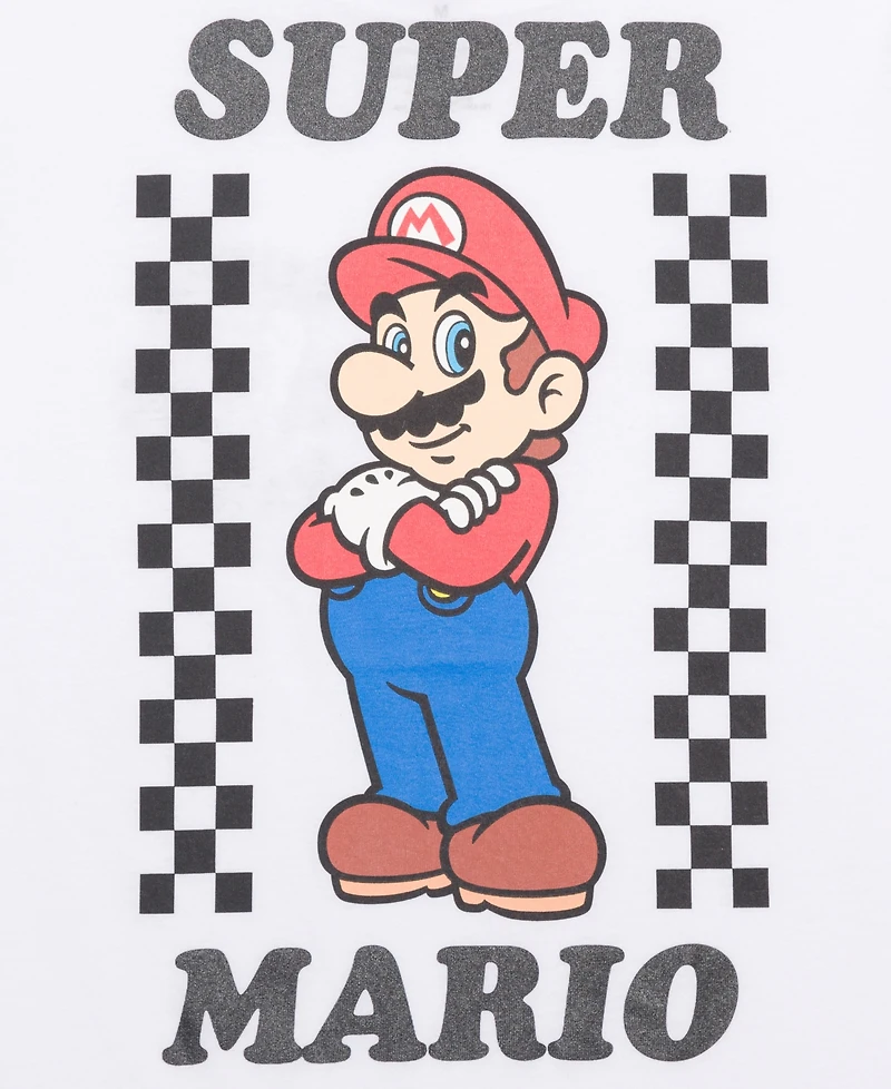 Mario Bros. Little & Big Boys Super Short Sleeve T-Shirt