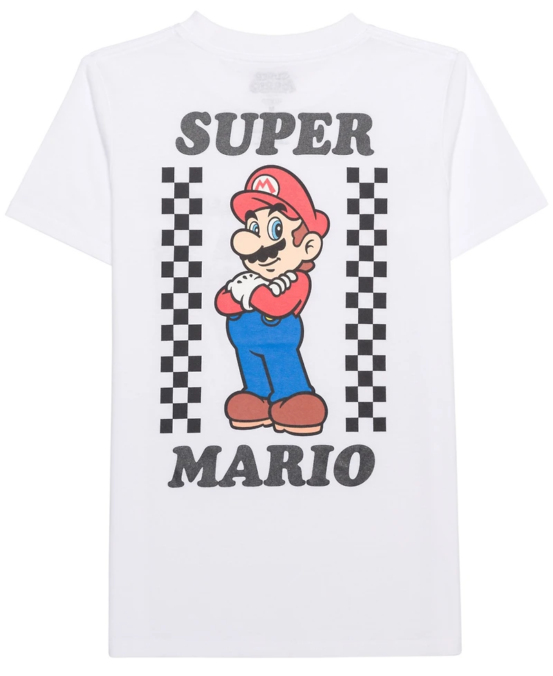 Mario Bros. Little & Big Boys Super Short Sleeve T-Shirt