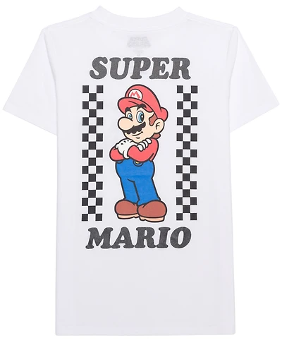 Mario Bros. Little & Big Boys Super Short Sleeve T-Shirt