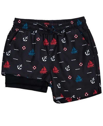 Rokka&Rolla Boys Compression Liner Swim Trunks Upf 50+