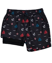 Rokka&Rolla Boys Compression Liner Swim Trunks Upf 50+