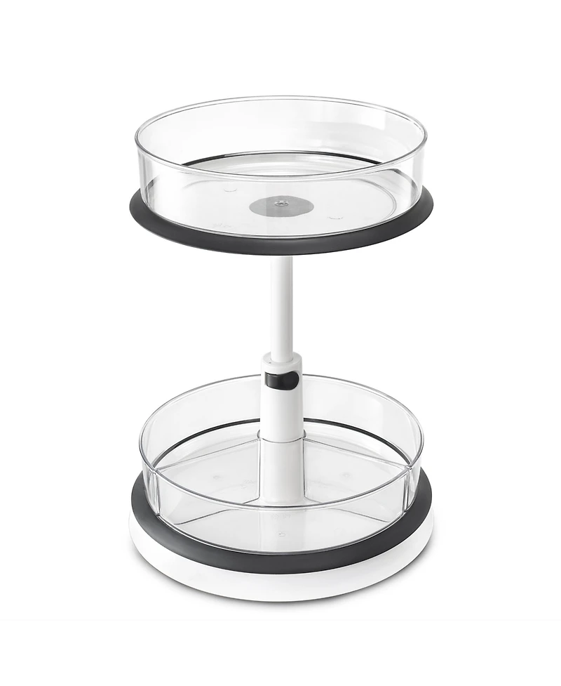 Sorbus 2-Tier Clear Lazy Susan Turntable Organizer