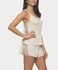 Felina Women's Desiree Short Sleeve Pajama Camisole and Set