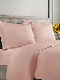 Premium Microfiber Duvet Cover Set - Queen - Cream