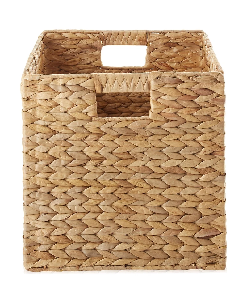 Casafield 13" x 13" Water Hyacinth Storage Baskets