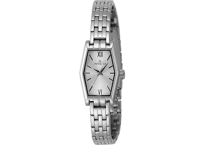 Invicta Women's Angel Quartz 3 Hand Silver Dial Watch