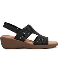 Easy Spirit Women's Kali Low Wedge Slingback Sandals