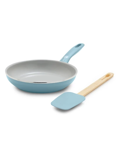 GreenPan Dover Ceramic Nonstick 8" Frypan with Spatula