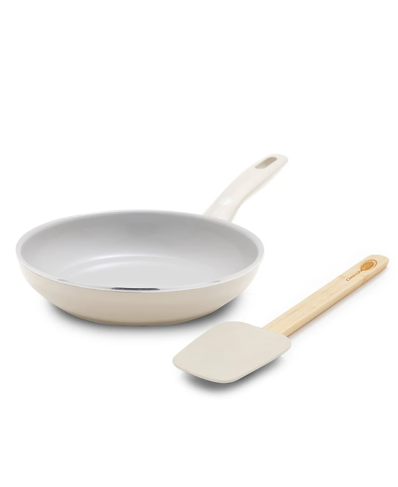 GreenPan Dover Ceramic Nonstick 8" Frypan with Spatula