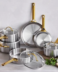 GreenPan Reserve Stainless Steel 10-Piece Cookware Set