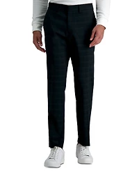 Kenneth Cole Reaction Men's Slim-Fit Stretch Check Dress Pants