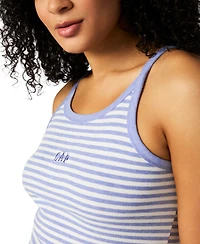 Gap Women's Striped Halter-Neck Sleeveless Pajama Top