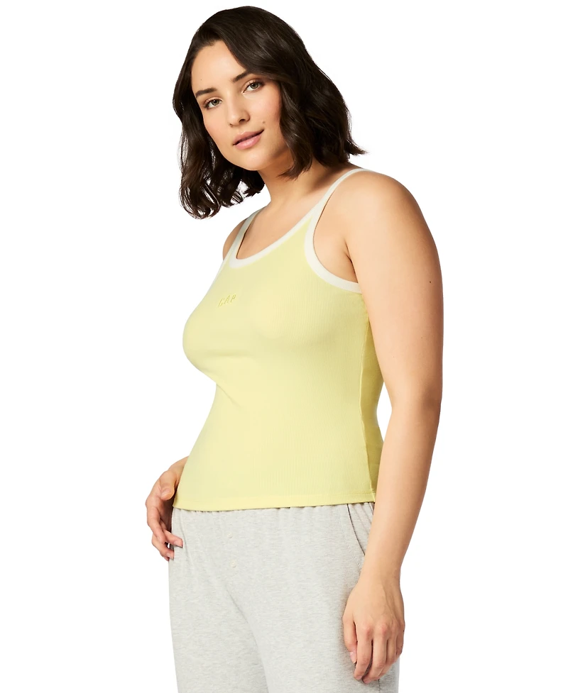 Gap Women's Striped Halter-Neck Sleeveless Pajama Top